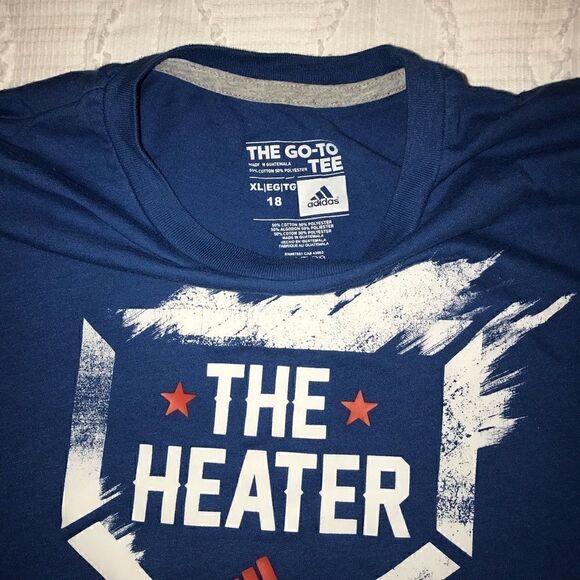 Adidas boys sports T-shirt size XL 18 - Picture 2 of 2